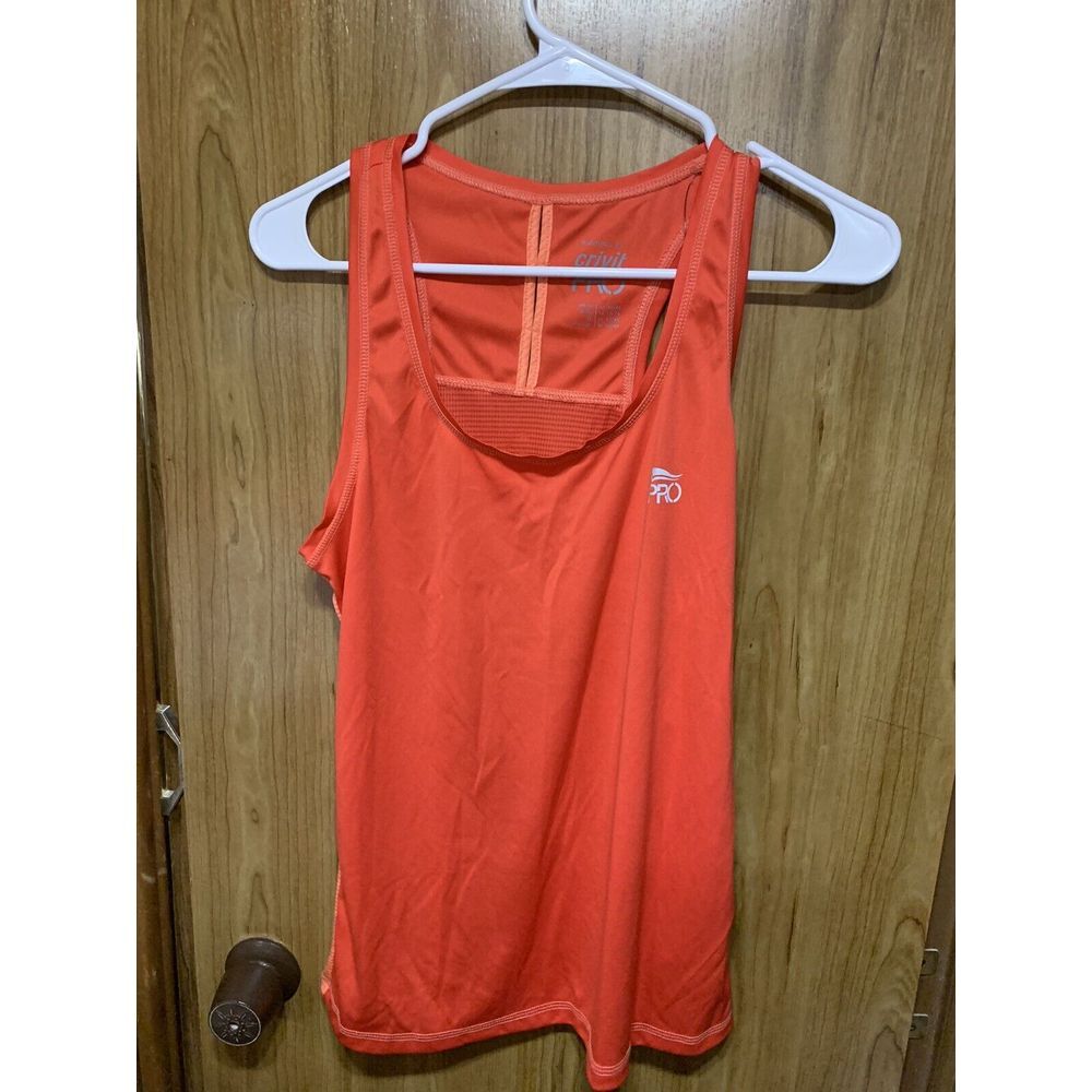 Crivit Pro Topcool Women's Performance Sport Running Tank Top Red Size Med